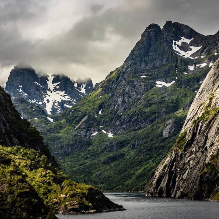 Exploring Trollfjord In Norway